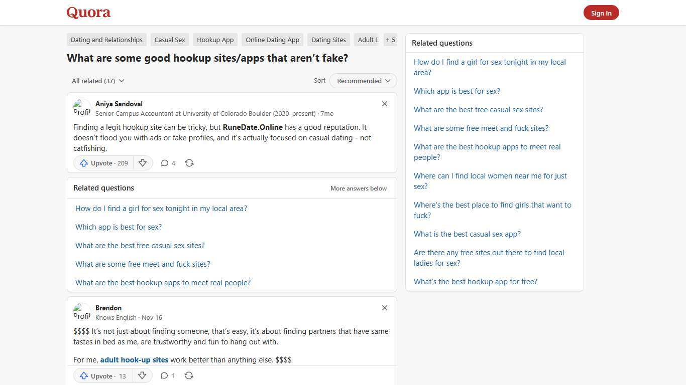 What are some good hookup sites/apps that aren’t fake? - Quora
